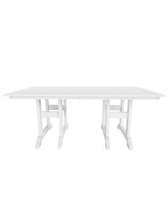 7-Piece HDPE Outdoor Dining Patio Table and Chairs Set