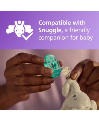 Soothie Pacifier, 0-3 months, Green, 8 pack