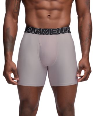 Men's 3-Pack Performance Tech Solid 6" Boxer Briefs
