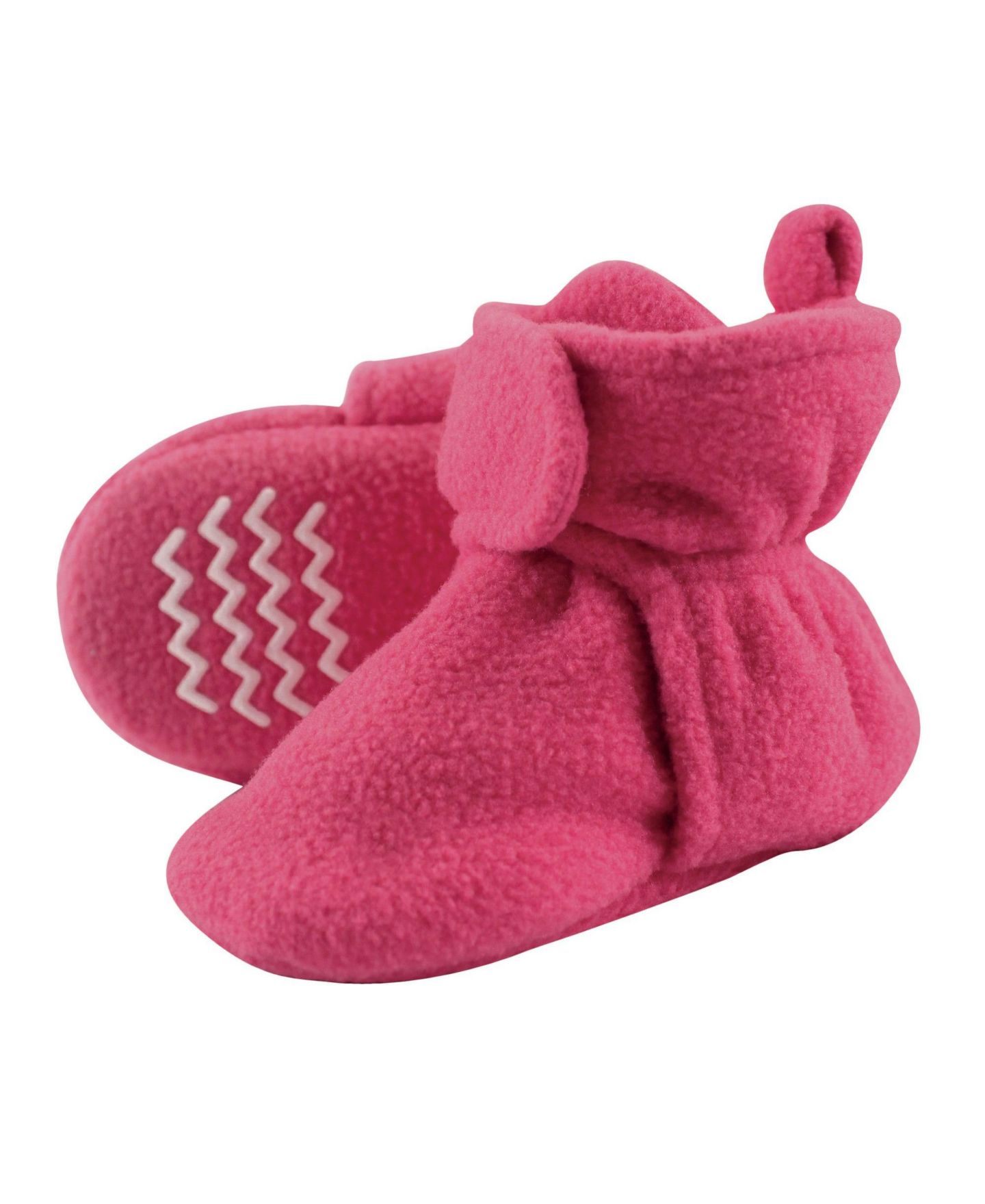 Ботинки Hudson Baby Fleece Booties для девочек-малышей, цвет: Тёмный розовый — фото 1