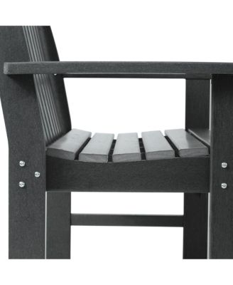 4-Piece HDPE Outdoor Patio Furniture Couch Set