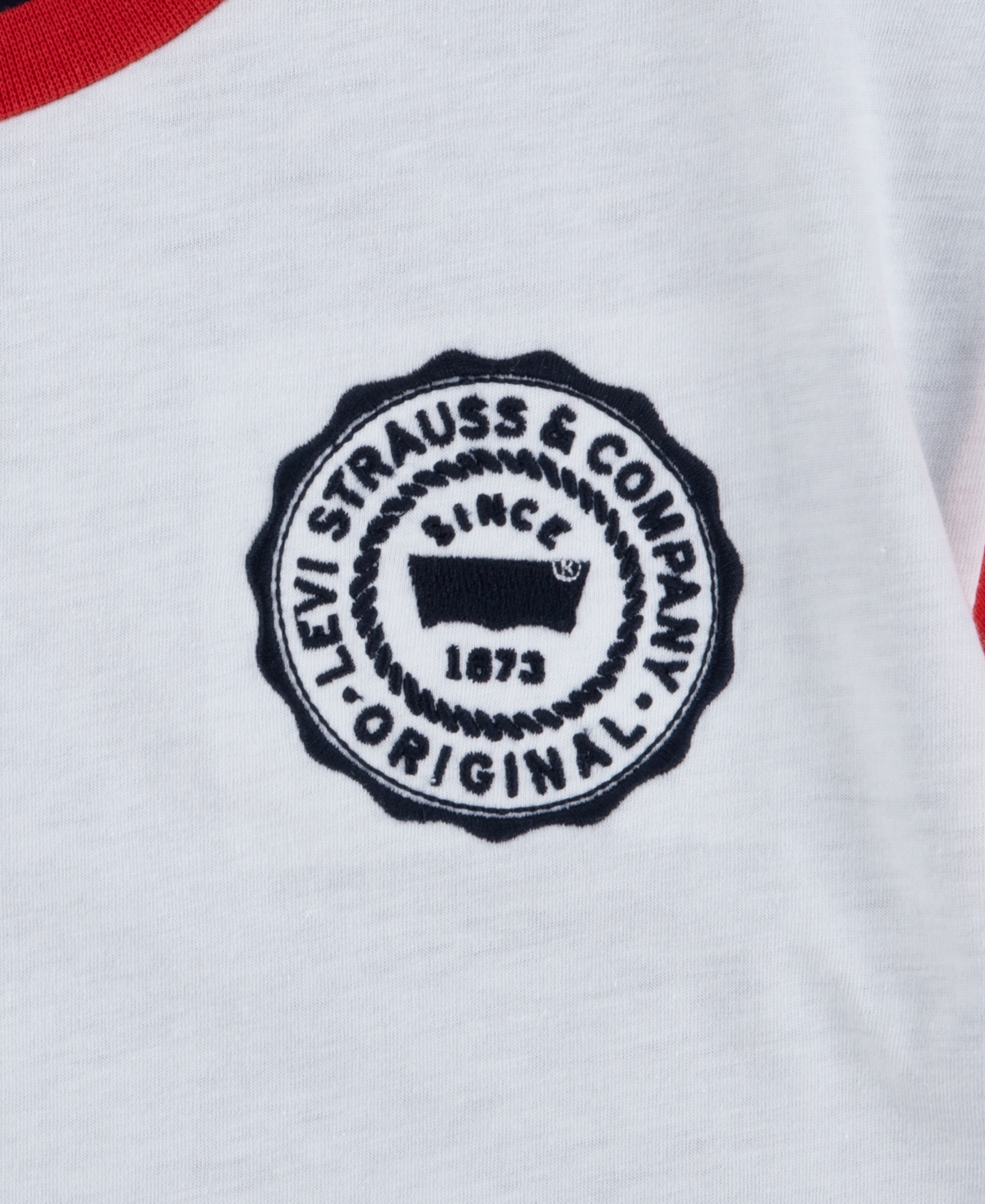 LEVI'S BIG BOYS COLOR BLOCKED SPORTY T-SHIRT 