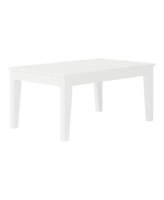 5-Piece HDPE Outdoor Patio Furniture Couch and Rocking Chair Set