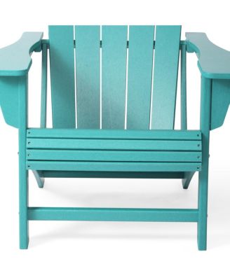 Outdoor Patio HDPE Adirondack Chair With Cup Holder