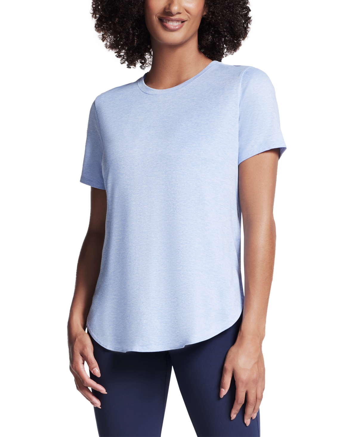 Skechers Women's Active Go Walk Wear Go Dri Swift Tunic T-shirt In Brunnera Blue