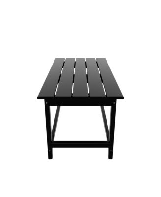 3-Piece Adirondack Chairs with Cup Holders and Coffee Table Set