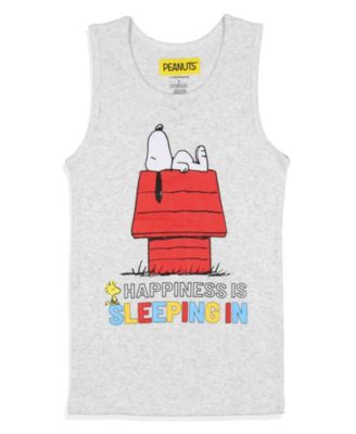 Big Girls Snoopy Happiness Is Sleeping In Tank Pajama Set