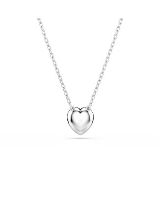Ariana Grande x Swarovski&reg; Rhodium Plated Heart Mixed Cuts Pendant Necklace