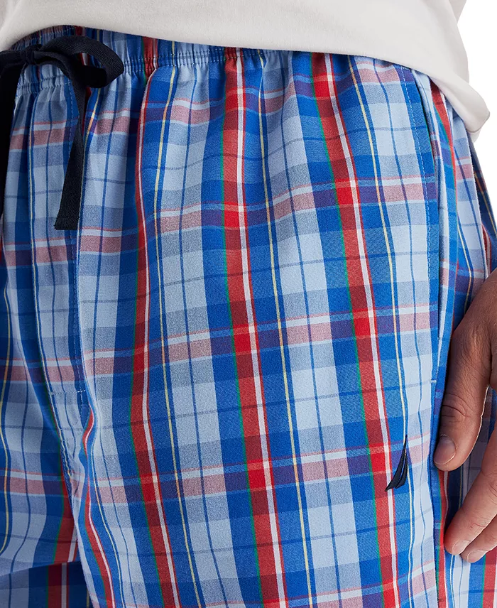 Men's Plaid Poplin Sleep Pants - thumbnail 3