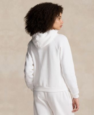 Women's Shrunken Fit Fleece Hoodie Sweatshirt