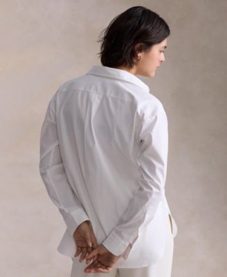 Women's Relaxed-Fit Cotton Shirt