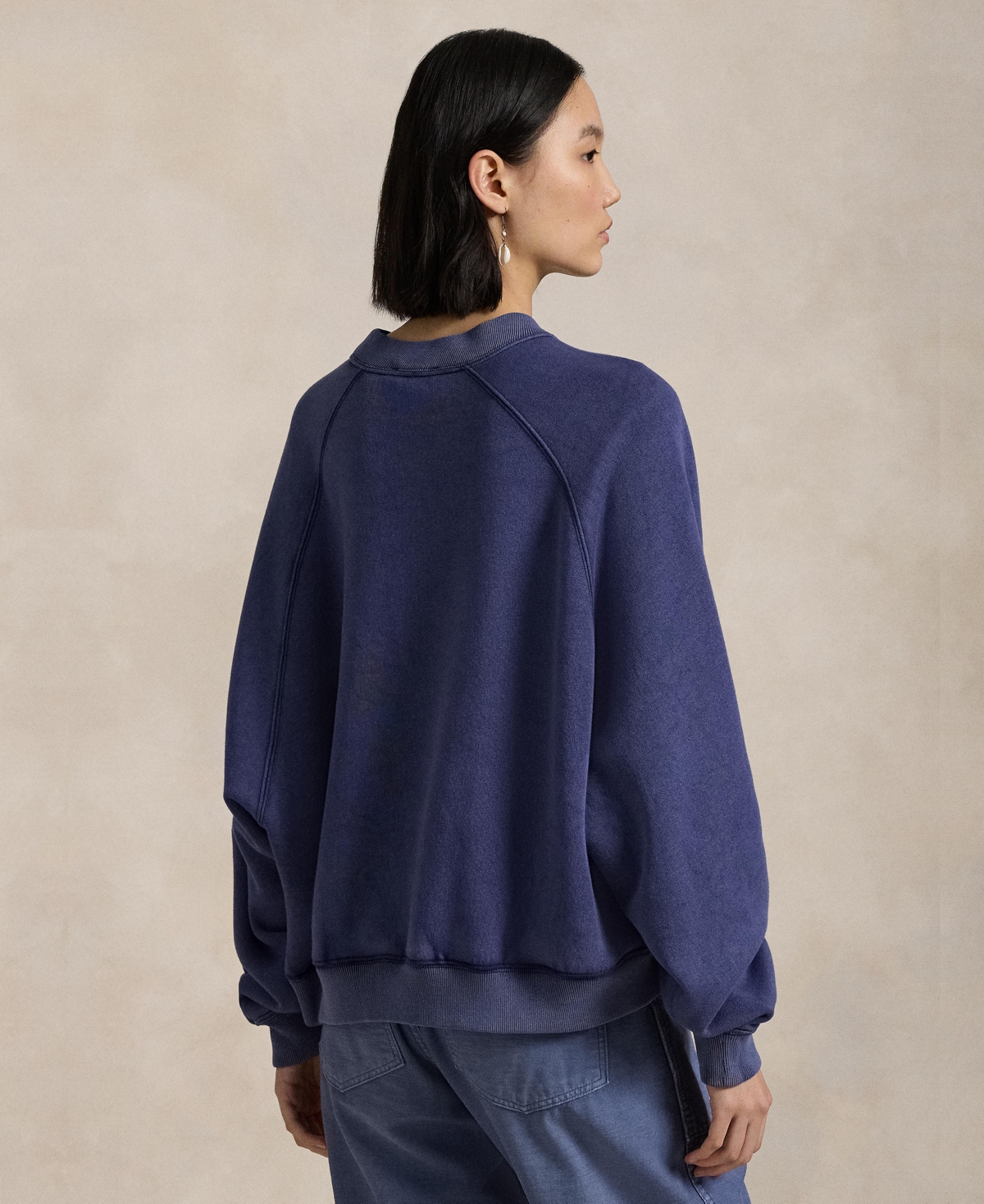 Polo Ralph Lauren Sweatshirt En Coton In Dark Cobalt