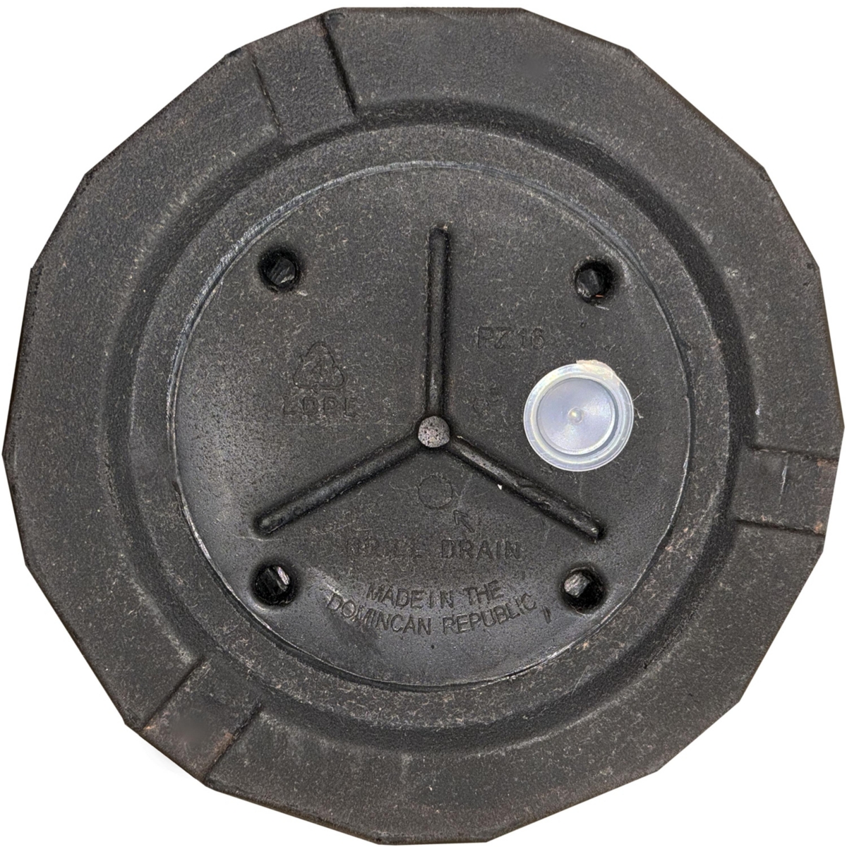 Indoor/Outdoor Pebbled Polyresin Flower Pot Planter