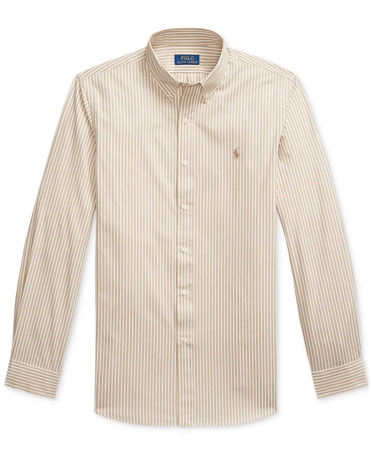 Polo Ralph Lauren Men's Classic-fit Gingham Stretch Poplin Shirt In Neutral