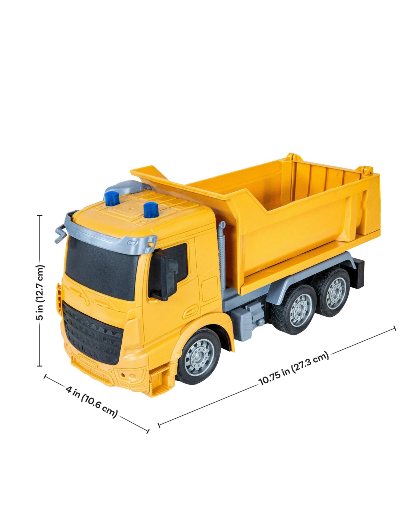 Детская игрушка Sunnydaze Decor Dump and Drive Remote Control Dump Truck - 1:20 Scale — фото 4