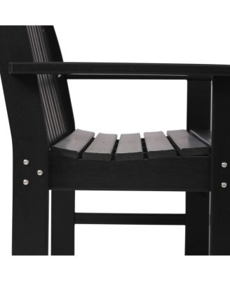 3-Piece HDPE Outdoor Patio Furniture Couch and Coffee Table Set