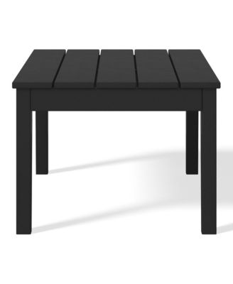 3-Piece HDPE Outdoor Patio Furniture Couch and Coffee Table Set