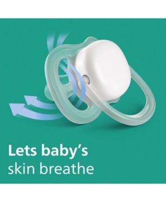 Ultra Air Pacifier 6-18m, blue hush / lush lilac, 8 pack