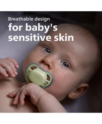 Ultra Air Pacifier 6-18m, blue hush / lush lilac, 8 pack