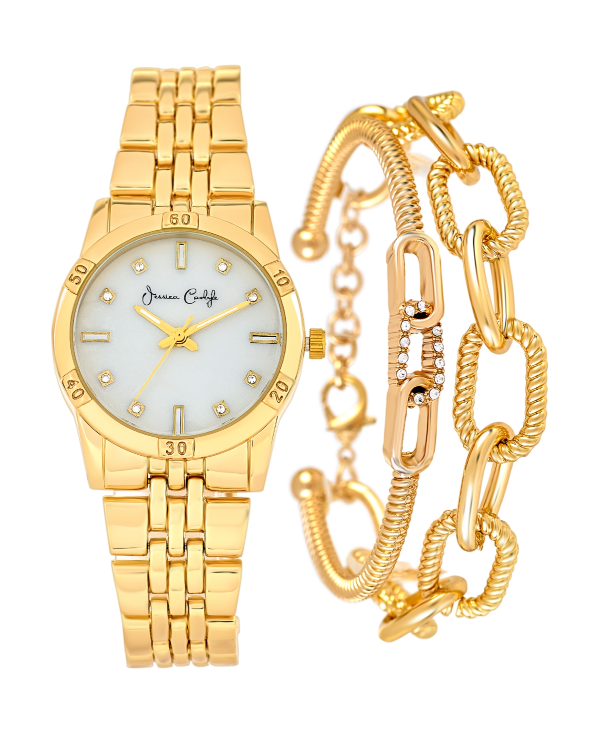Women's Gold Tone Metal Alloy Analog Watch, 33mm - Gold Tone
