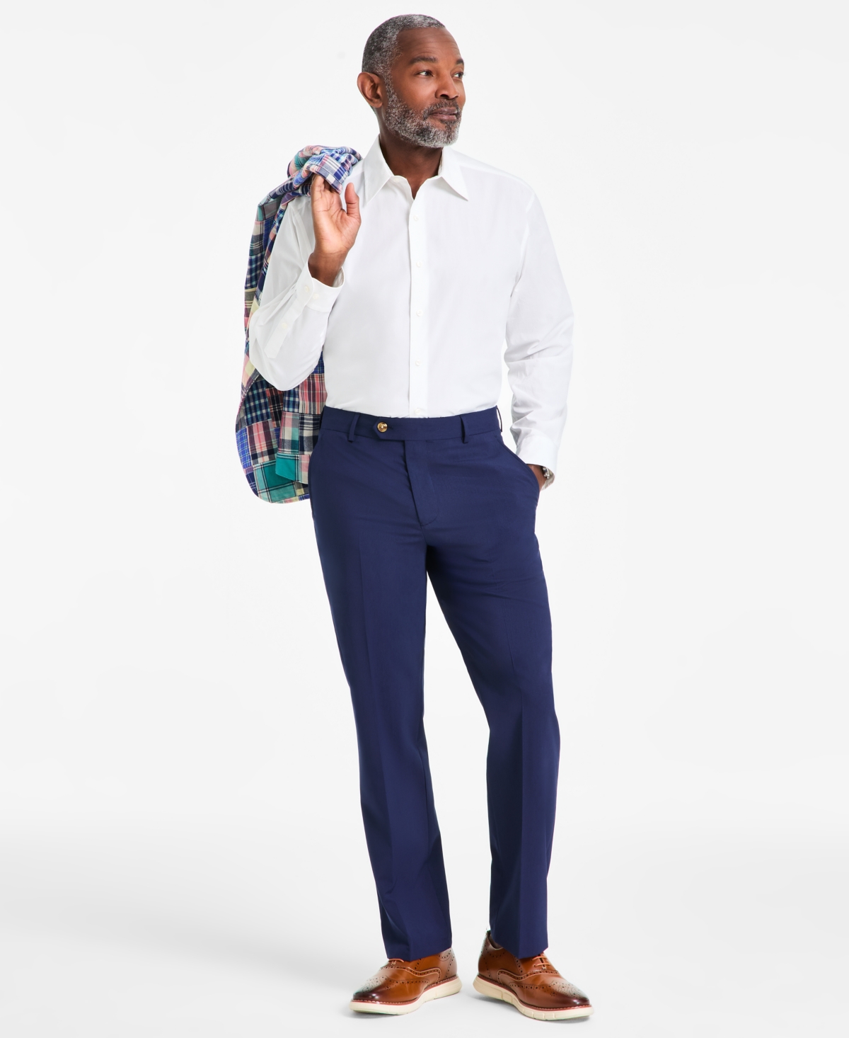 Club Room Men's Regular-fit Dress Pants, Exclusively At Macy's
