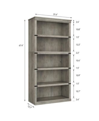 Farmhouse Book Shelf with Storage