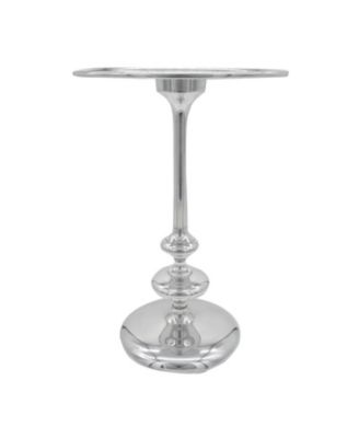 Modern Aluminum Side Table Sleek and Durable Accent for Living Room, Bedroom, or Office
