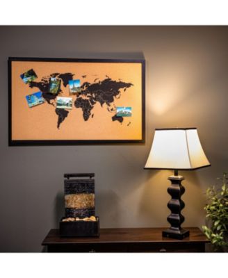 29" H Stately Shapes Resin Accent Table Lamps Set of 2