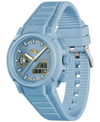 Women's LC33 Light Blue Silicone Strap Watch, 40mm