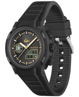 Women's LC33 Black Silicone Strap Watch, 40mm