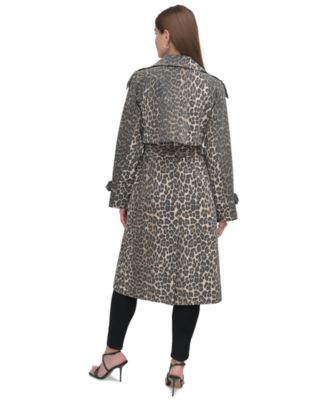 Women's Belted Double-Breasted Trench Coat