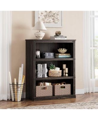 Farmhouse Book Shelf with Storage