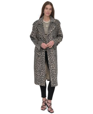 Women's Belted Double-Breasted Trench Coat
