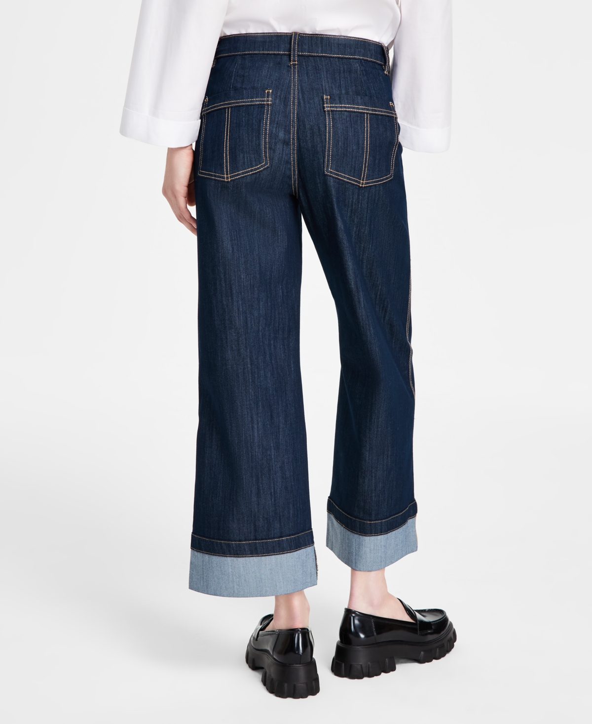 TOMMY HILFIGER WOMEN'S WIDE-LEG JEANS 