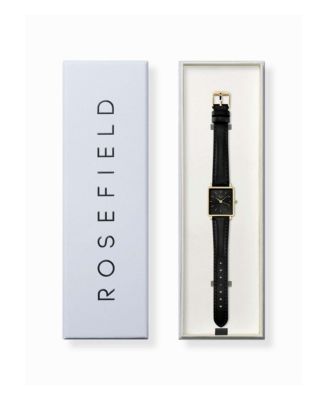 Boxy XS Women's Black Leather Watch 24mm