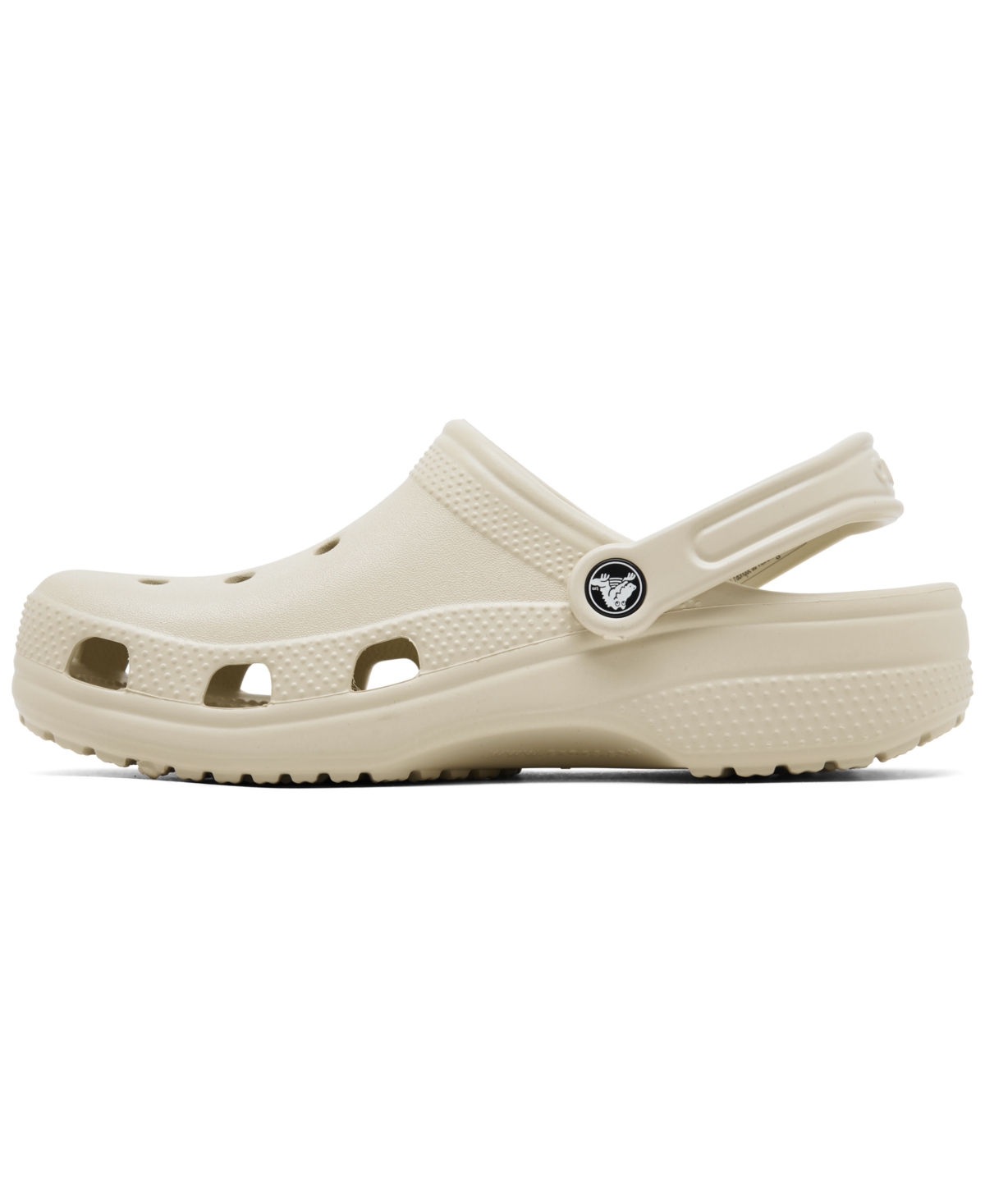 Shop Crocs Big Kids' Classic Clog Sandals From Finish Line In Bone