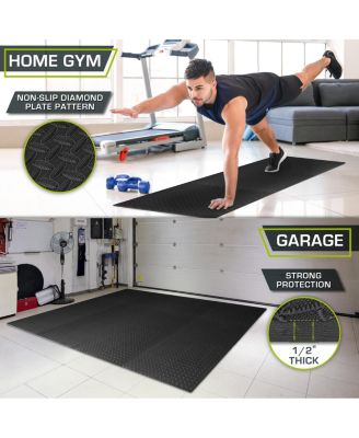 Exercise Puzzle Mat 1/2-in, Blue, 48 Sq Ft - 12 Tiles