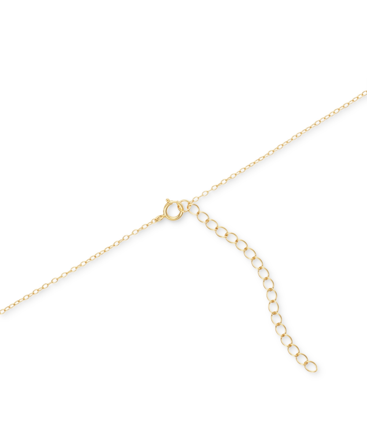 Macy's Cubic Zirconia Turtle Pendant Necklace (3/8 Ct. T.w.) In 14k Gold Over Sterling Silver In Gold