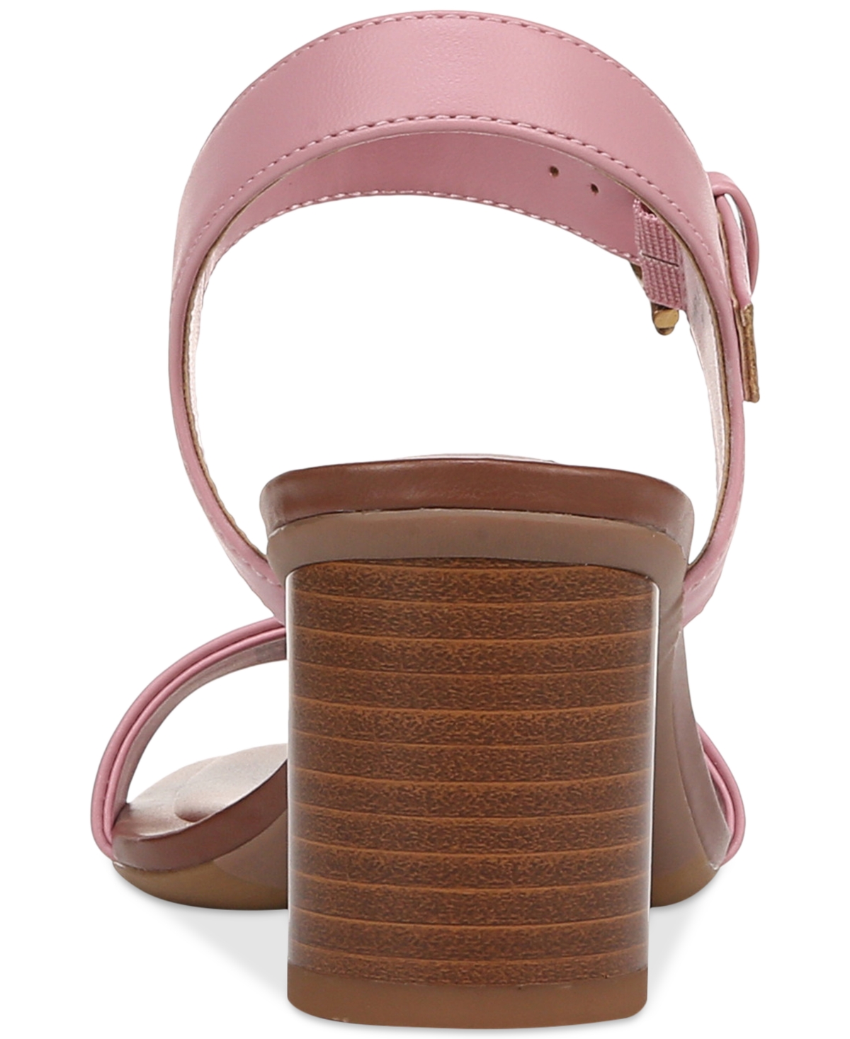 Shop Giani Bernini Women's Hadleyy Cylinder Stacked Heel Dress Sandals, Created For Macy's In Blush Bloom