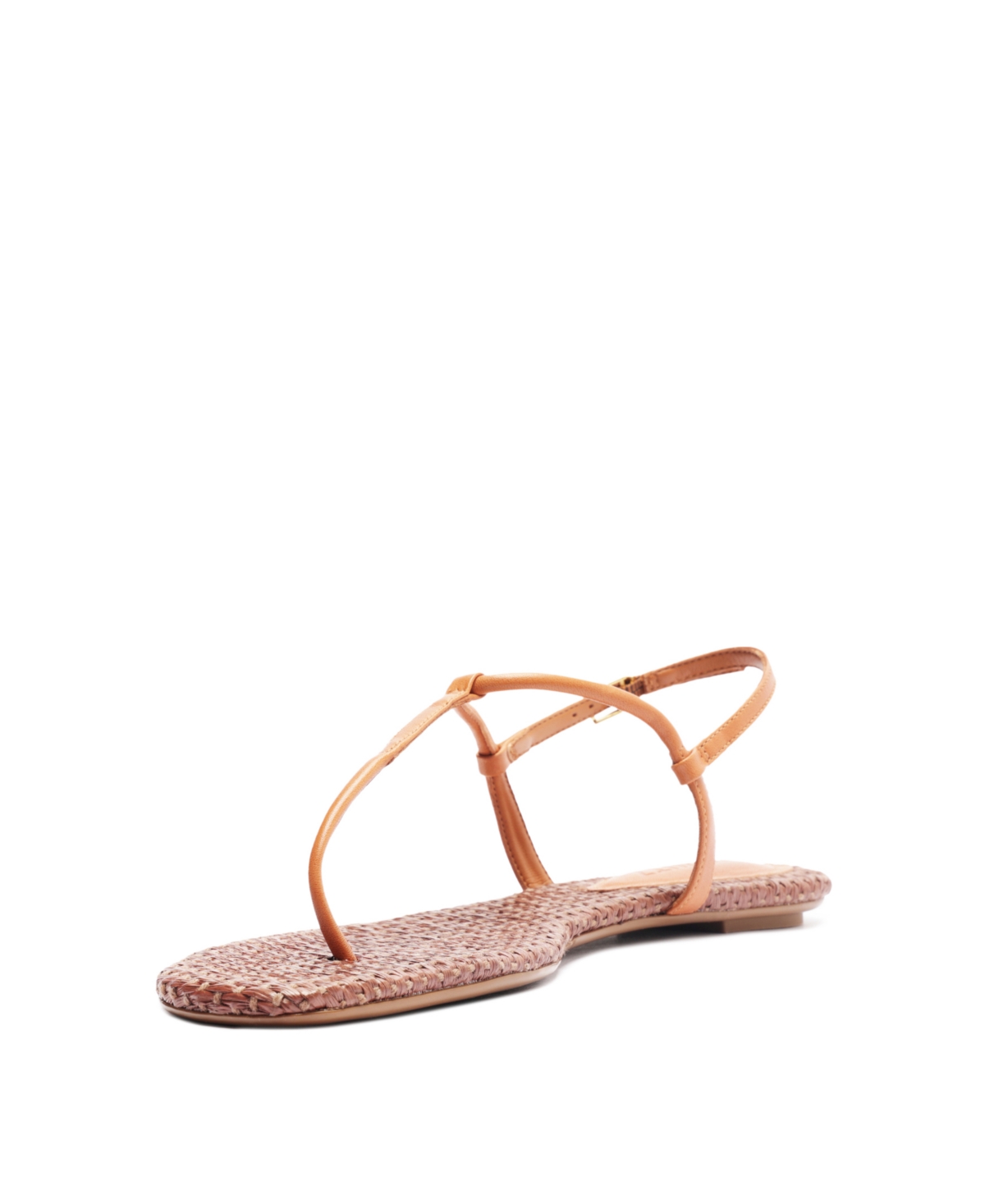 SCHUTZ WOMEN'S ELSHA ROUND TOE FLAT SANDALS 