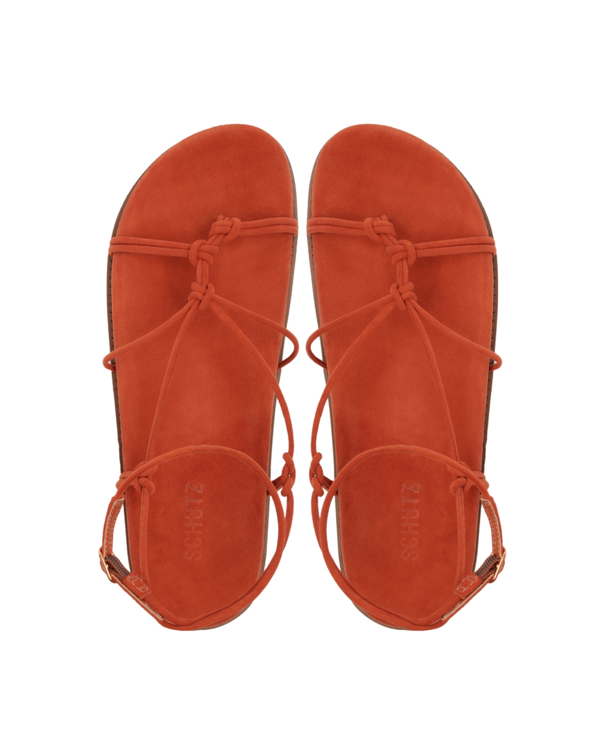 Shop Schutz Women's Calabria Sporty Flat Sandals In Orange