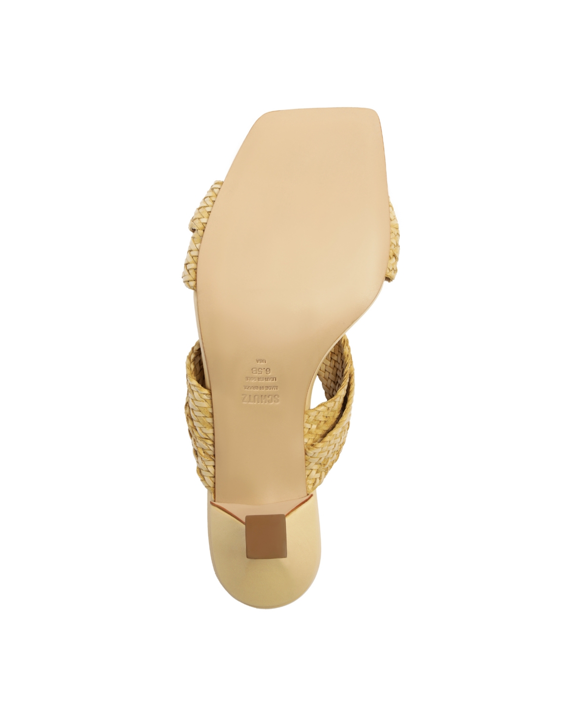 Shop Schutz Women's Kali Kitten Heel Sandals In Beige