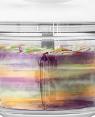 Puree 8.5-Cup Food Processor with Stainless Steel Blades, White