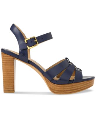 【ラルフローレン】Soffia Ankle-Strap Slingback Dress Sandals Lauren Ralph Lauren Soffia Ankle-Strap Slingback Dress