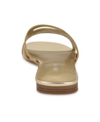 Women's Mckinna Square Toe Flat Sandals