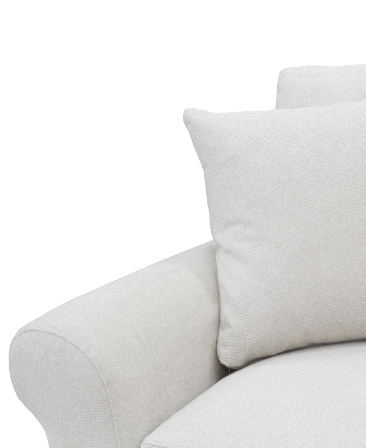 Macy's Reiter Fabric Sofa, Exclusively At  In Linen