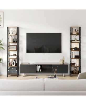 Narrow Bookshelf 6 Tier Tall Bookcase