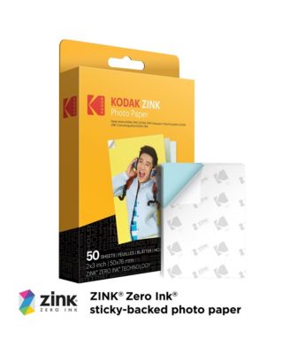 Step Mobile Instant Photo Printer 2x3", & Zink Photo Paper (75 Sheets) Bundle