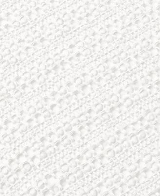 Linery & Co 100% Cotton Reversible Honeycomb Waffle / Percale Duvet Cover Set