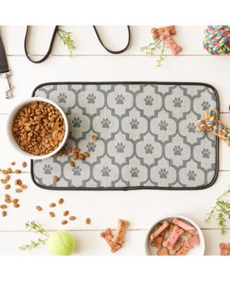 Pet Mat Lattice Paw Print